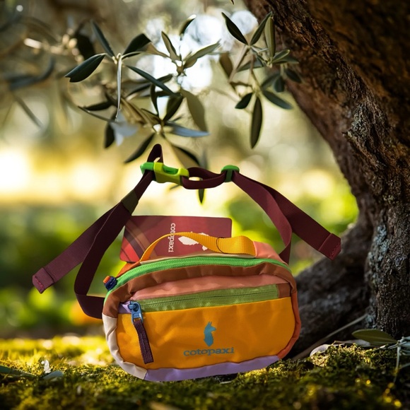 Cotopaxi Hip Pack Del Dia Multicolor Unisex All Season,Repurposed Material, NWT - Picture 3 of 12